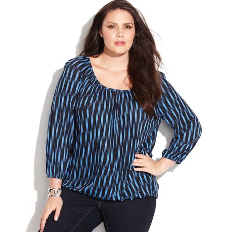 michael kors women's plus size tops|mk tops.